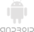 Logo Android grigio